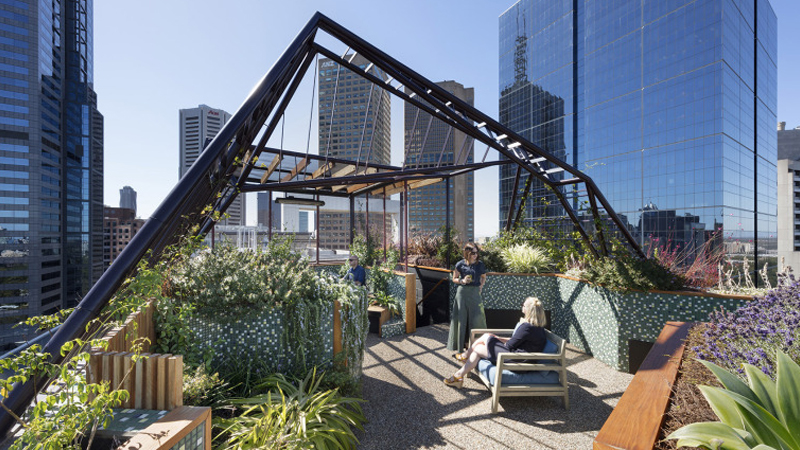 最新樓頂花園設(shè)計(jì)與展示，綠意盎然，繁花似錦的空中花園體驗(yàn)