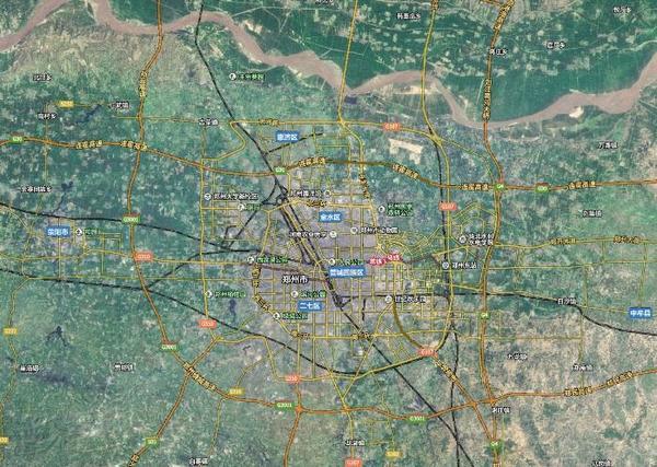 鄭州衛(wèi)星地圖最新版，古都的航天視角探索