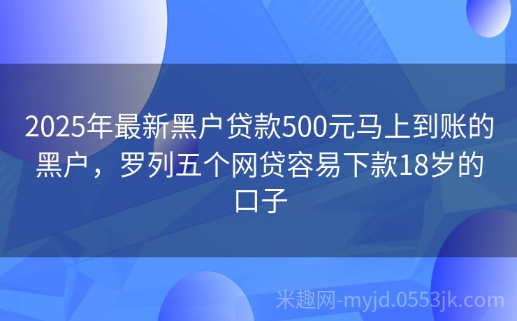 2025年黑戶(hù)最新口子申請(qǐng)指南，初學(xué)者與進(jìn)階用戶(hù)通用步驟